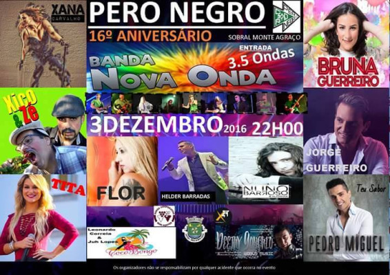 aniversario 2016-cartaz festa, nova onda, banda de baile